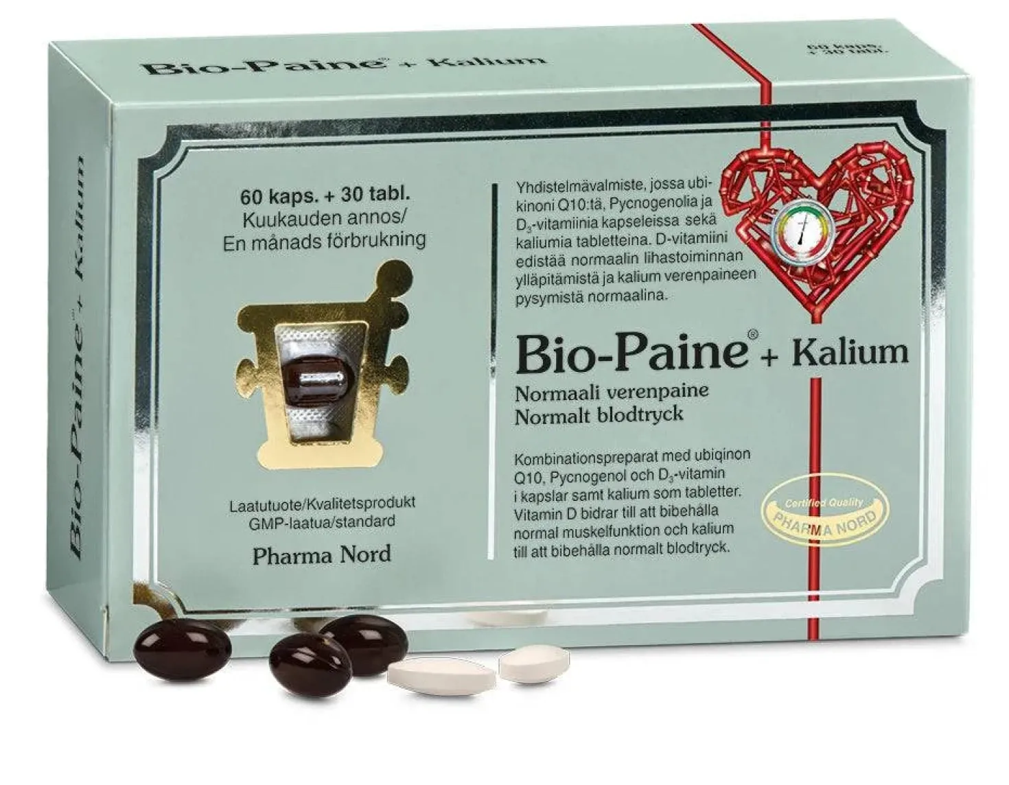 Pharma Nord Bio-Paine + Kalium - 60 kaps. + 30 tabl.