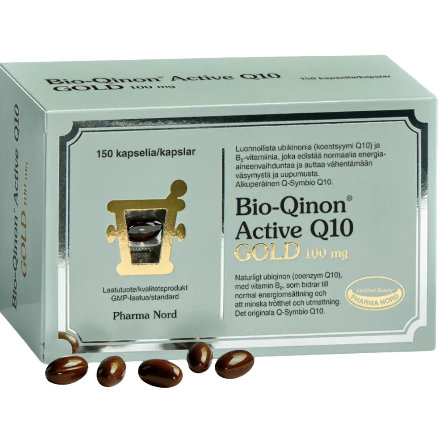 Pharma Nord Bio-Qinon Active Q10 Gold 100 mg 150 kaps.