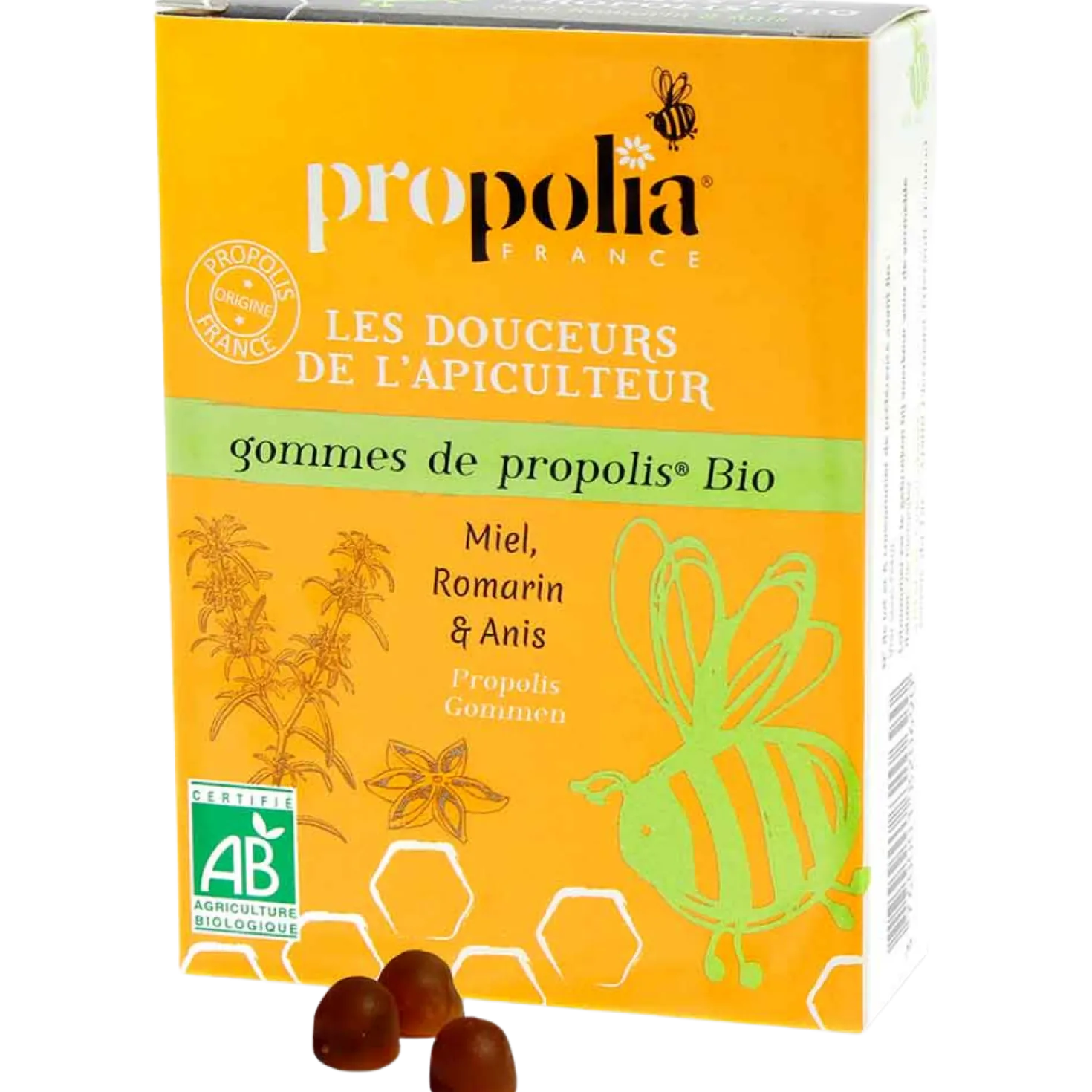 Propolia Propolispastillit Hunaja, Anis & Rosmariini 45 g - poistuu