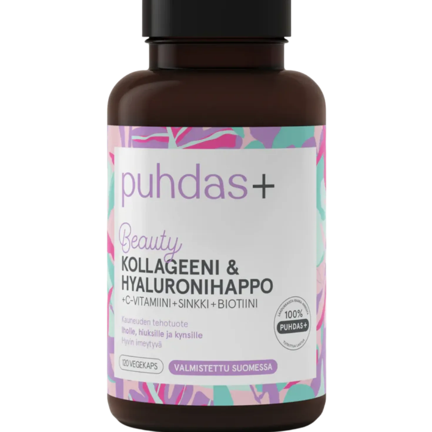 Puhdas+ Beauty Kollageeni & Hyaluronihappo 120 kaps.