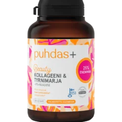 Puhdas+ Beauty Kollageeni & Tyrnimarja 120 + 30 kaps.