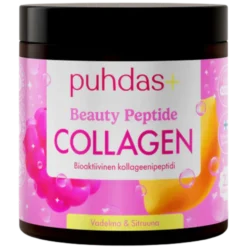 Puhdas+ Beauty Peptide Collagen - Vadelma & Sitruuna 80 g