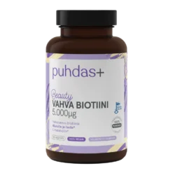 Puhdas+ Beauty Vahva Biotiini 5.000 µg 120 vegekaps.