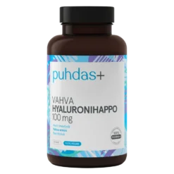 Puhdas+ Beauty Vahva Hyaluronihappo 100 mg 120 kaps. - HUOM Päiväys 01/2027