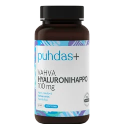 Puhdas+ Beauty Vahva Hyaluronihappo 100 mg 60 kaps. - HUOM Päiväys 01/2027