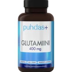 Puhdas+ Glutamiini 400 mg 120 kaps.