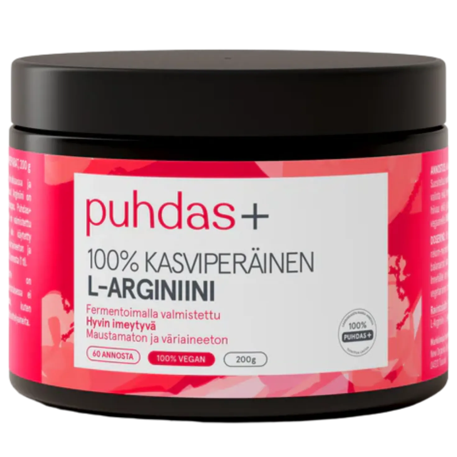 Puhdas+ Kasviperäinen L-Arginiini 200 g