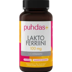 Puhdas+ Laktoferriini + C-Vitamiini 40 kaps.