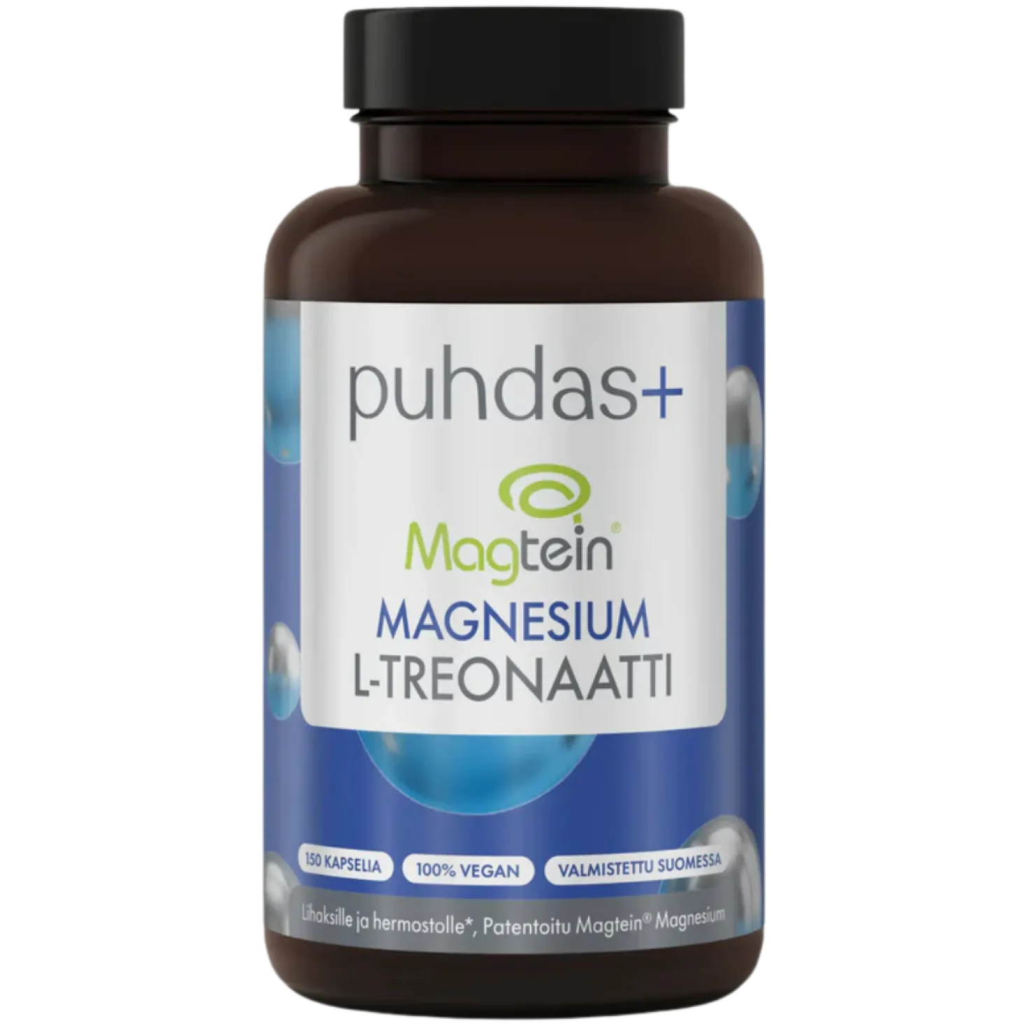 Puhdas+ Magtein® Magnesium L-Treonaatti 150 kaps.