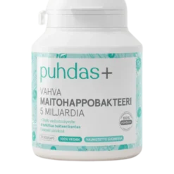 Puhdas+ Maitohappobakteeri 5 miljardia 75 vegekaps.