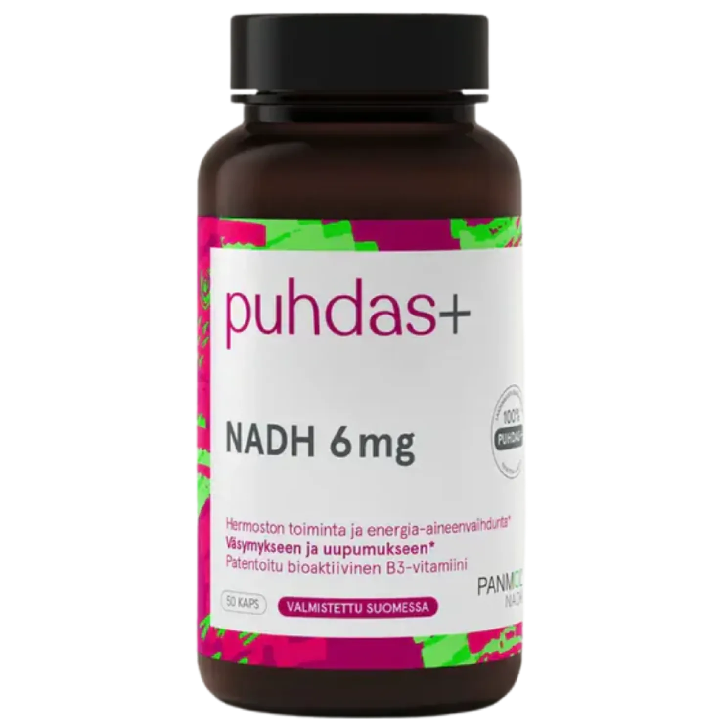 Puhdas+ NADH 6 mg 50 kaps.