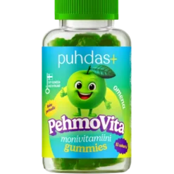 Puhdas+ PehmoVita Monivitamiini Omena Gummies 75 kpl