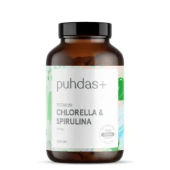 Puhdas+ Premium Chlorella & Spirulina 500 mg 300 tabl.