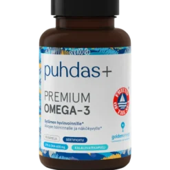 Puhdas+ Premium Omega-3 - 600 mg Kalaöljykapselit 90 kaps.