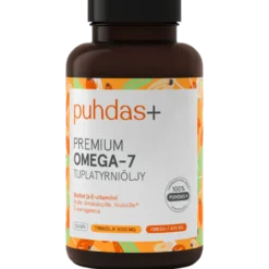 Puhdas+ Premium Omega-7 - Tyrniöljyvalmiste 120 kaps.