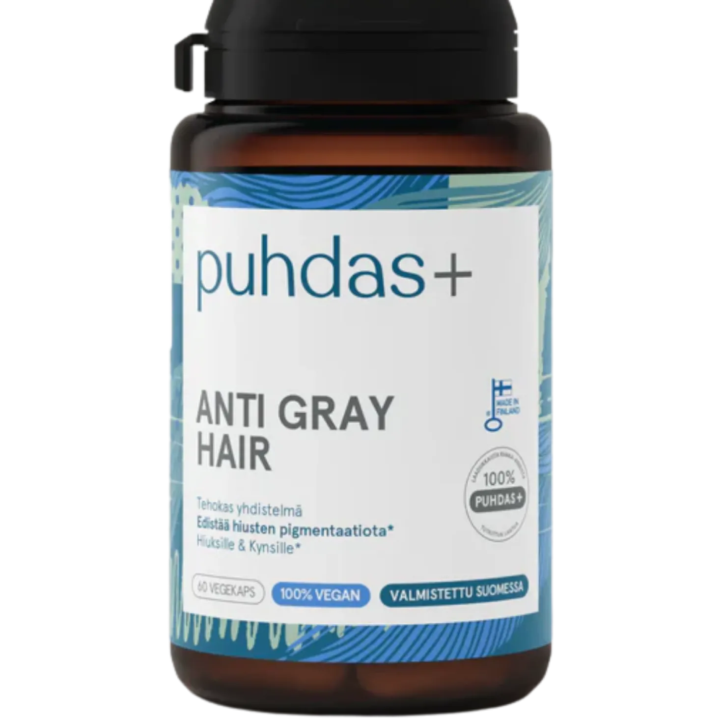 Puhdas+ Vahva Anti Gray Hair 60 kaps.