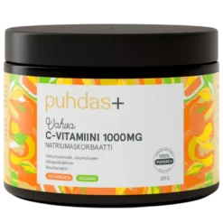 Puhdas+ Vahva C-vitamiinijauhe 1000 mg 200 g