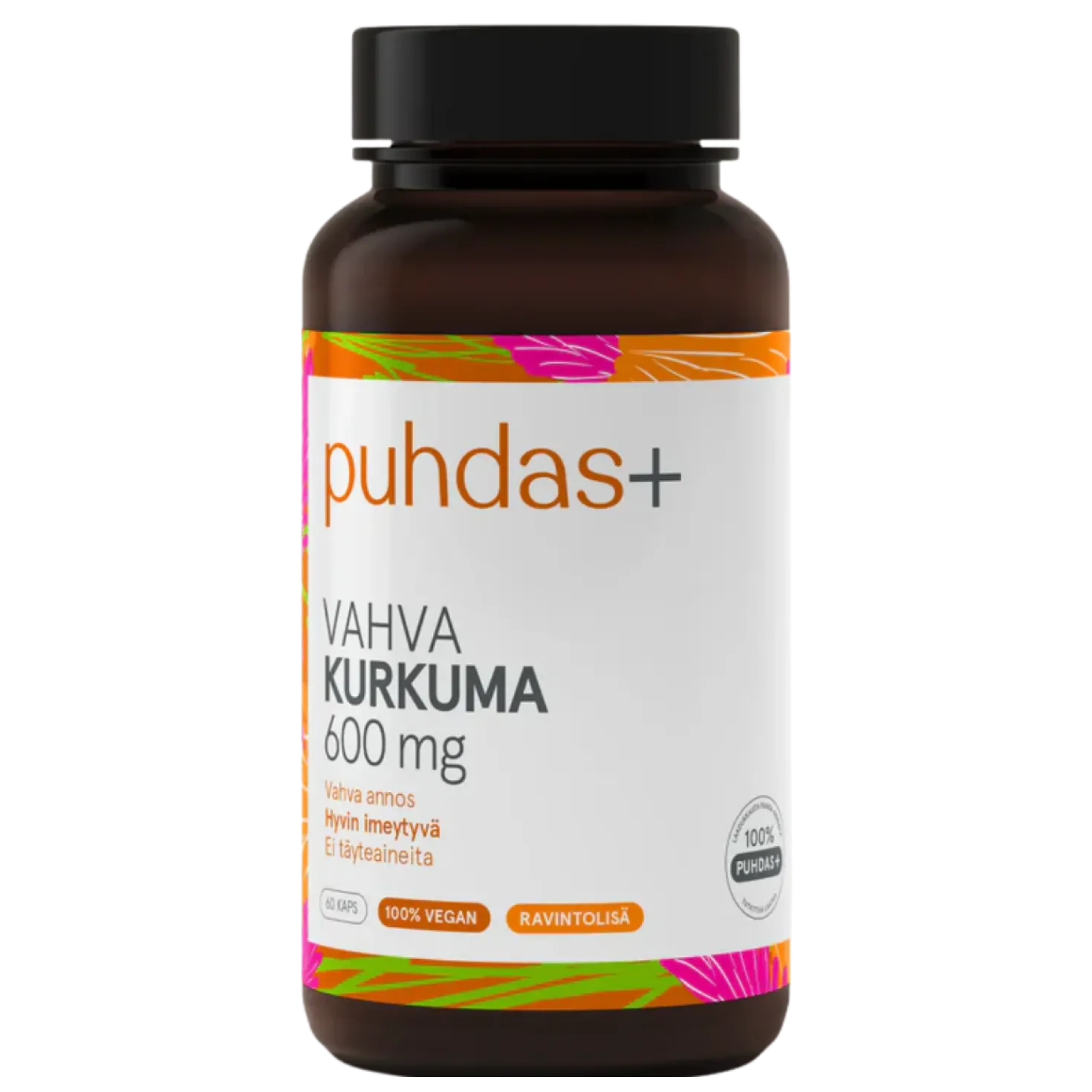 Puhdas+ Vahva Kurkuma 600 mg 60 kaps.