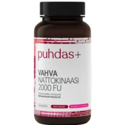 Puhdas+ Vahva Nattokinaasi 2000 FU 60 vegekaps.