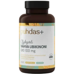 Puhdas+ Vahva Ubikinoni Q10 100 mg - Extra-neitsytoliiviöljyssä 120 kaps.