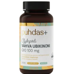 Puhdas+ Vahva Ubikinoni Q10 100 mg 60 kaps. - Öljykapseli
