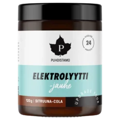 Puhdistamo Athletics Elektrolyyttijauhe Sitruuna-Cola 120 g
