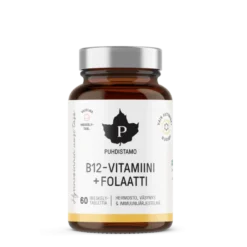 Puhdistamo B12-Vitamiini + Folaatti 60 imeskelytablettia