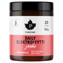 Puhdistamo Daily Elektrolyyttijauhe Vesimeloni 100 g