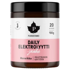 Puhdistamo Daily Elektrolyyttijauhe Mansikka 100 g
