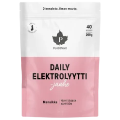 Puhdistamo Daily Elektrolyyttijauhe Mansikka 200 g