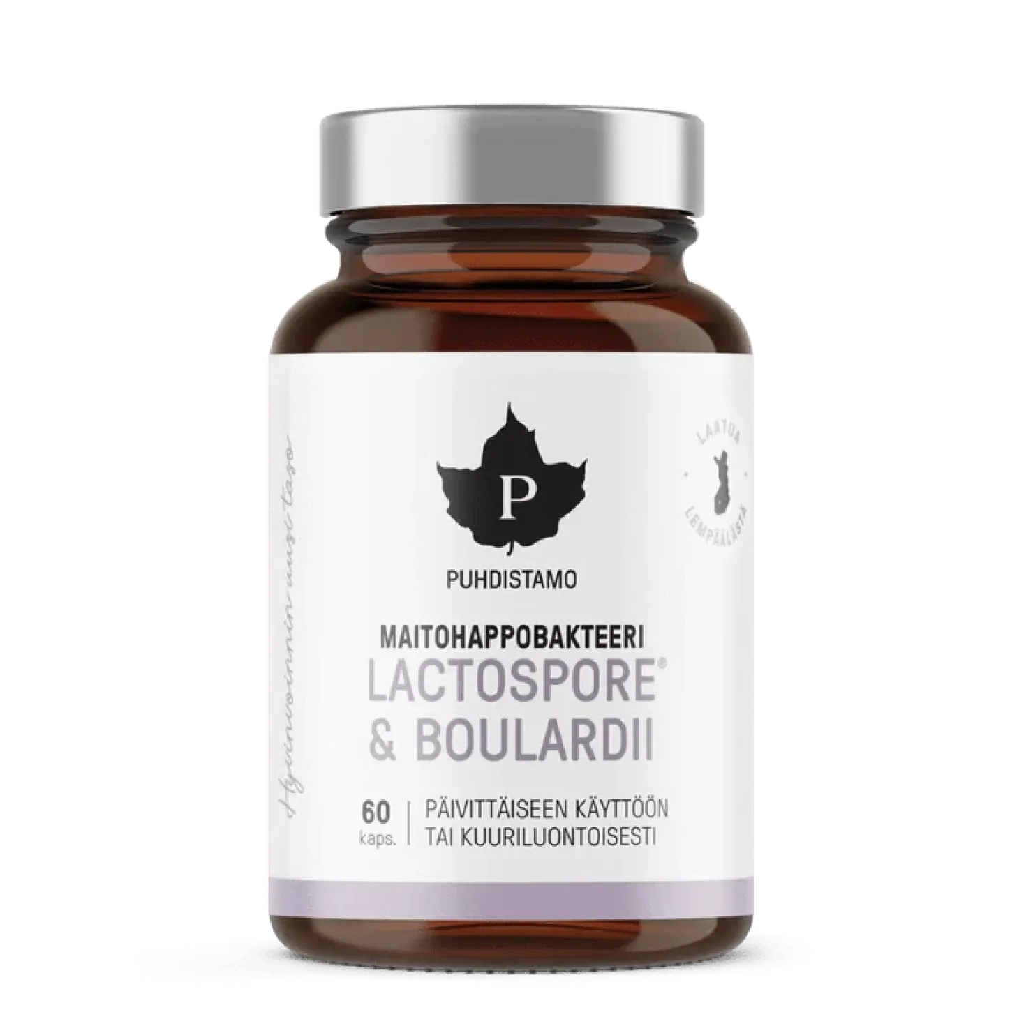 Puhdistamo Maitohappobakteeri Lactospore & Boulardii 60 kaps.