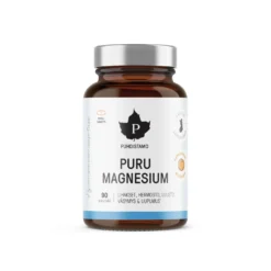 Puhdistamo Puru Magnesium Appelsiini 90 tabl. - Päiväys 11/2026
