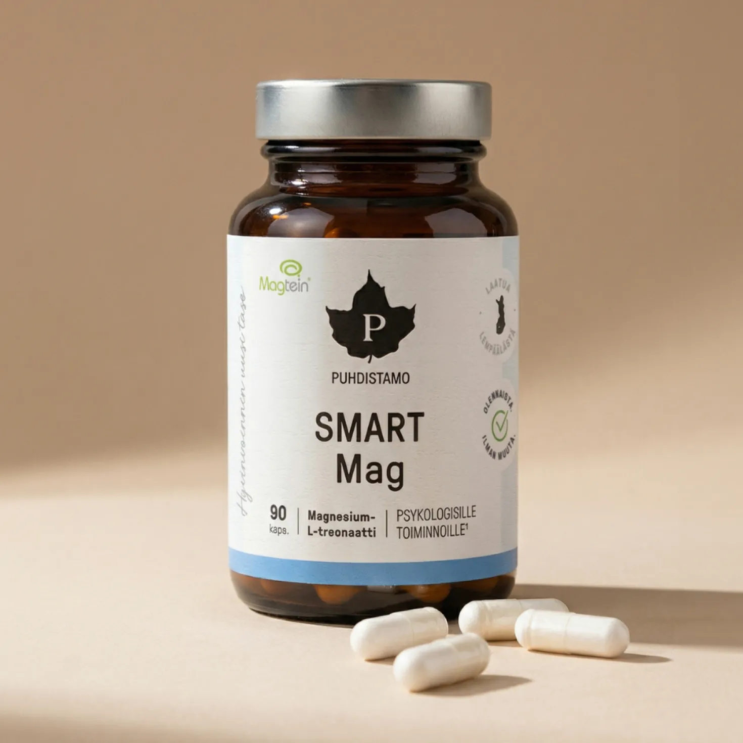 Puhdistamo Smart Mag - Magnesium L-treonaatti 90 kaps.