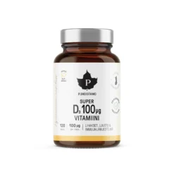 Puhdistamo Super D-Vitamiini 100 μg 120 kaps.
