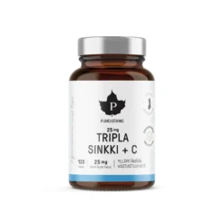 Puhdistamo Tripla Sinkki + C 25 mg 120 kaps.