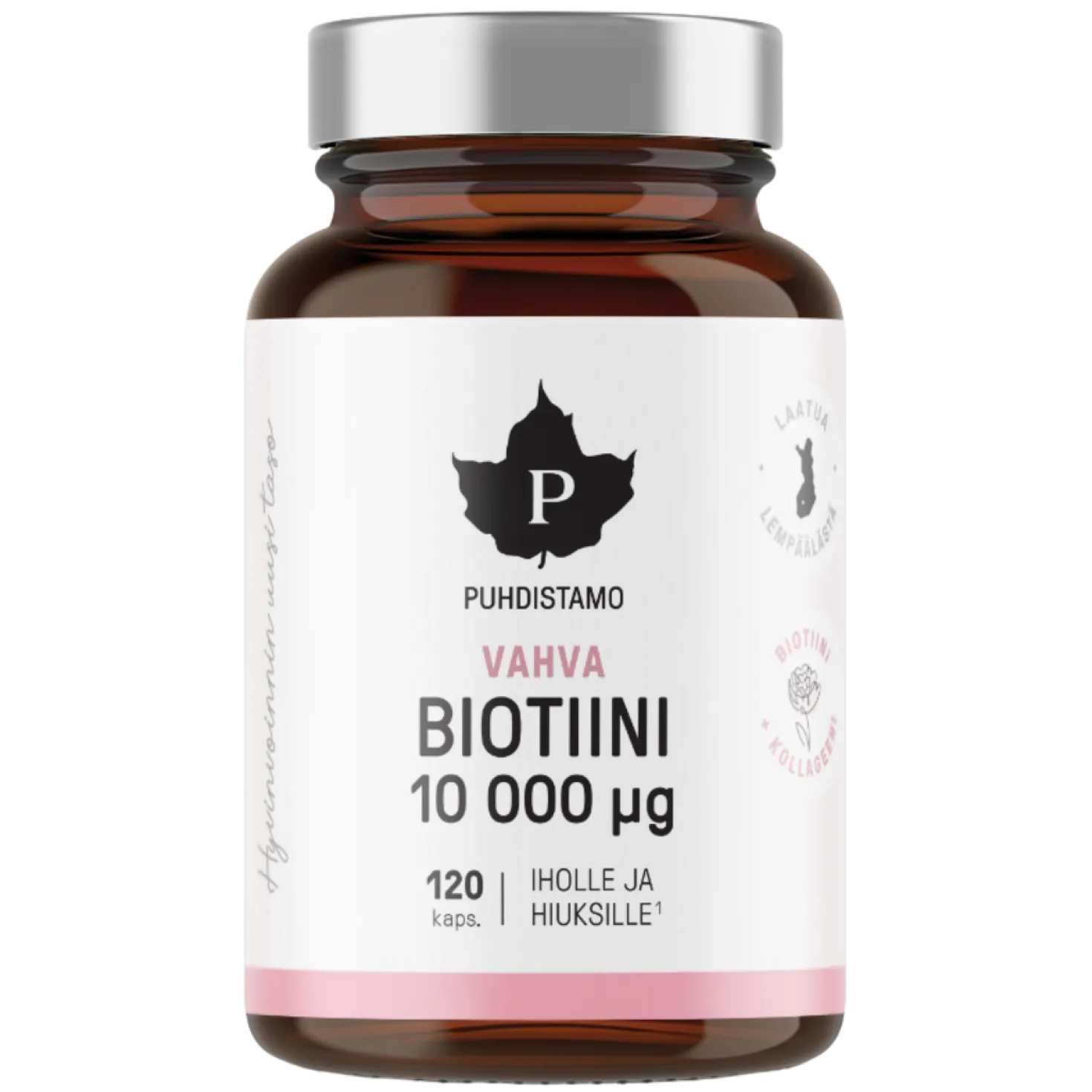 Puhdistamo Vahva Biotiini 10 000 µg 120 kaps.
