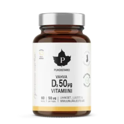 Puhdistamo Vahva D-vitamiini 50 µg 60 kaps.