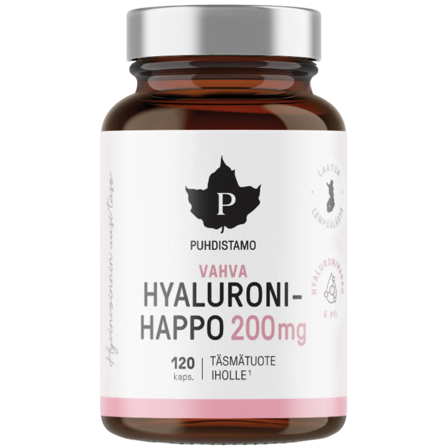 Puhdistamo Vahva Hyaluronihappo 200 mg 120 kaps.