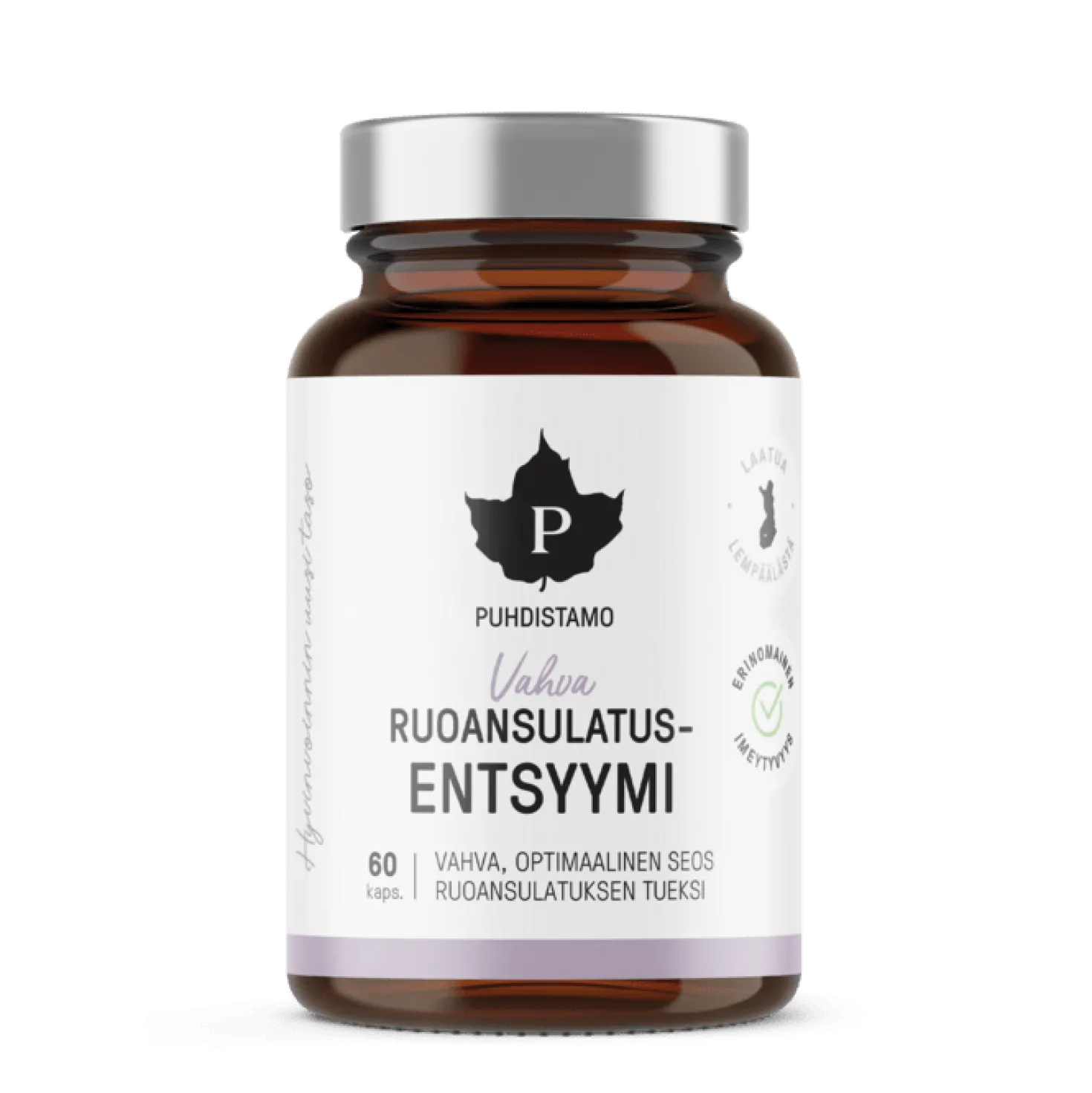 Puhdistamo Vahva Ruoansulatusentsyymi 60 kaps.