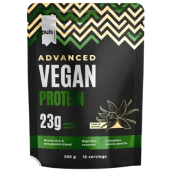 Puls Nutrition Advanced Vegan Protein - Kasviproteiinijauhe Vanilja 500 g