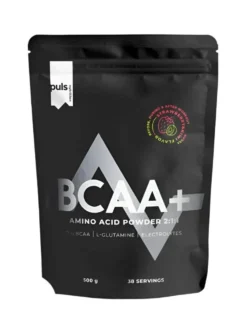 Puls Nutrition BCAA+ 500 g - Aminohappojauhe Mansikka-Kiivi