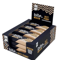 Puls Nutrition Bite+ Salty Peanut - Proteiinipatukka Suolainen Maapähkinä 12 x 50 g TUKKUPAKKAUS - HUOM Päiväys 10/2026