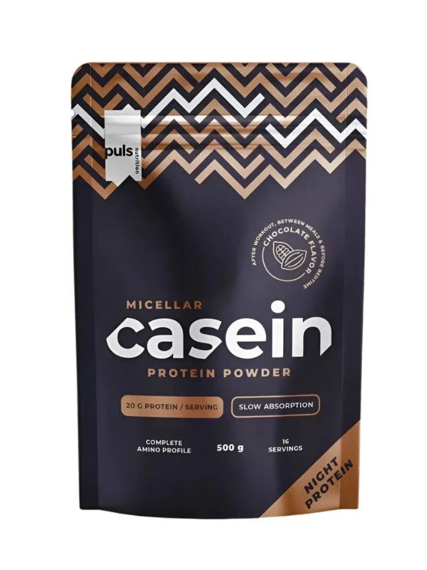 Puls Nutrition Casein - Kaseiiniproteiini Suklaa 500 g