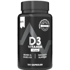 Puls Nutrition D3-vitamiini 50 µg 120 kaps.