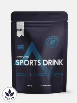 Puls Nutrition Isotonic Sports Drink - Urheilujuomajauhe Vadelma & Mustikka 500 g