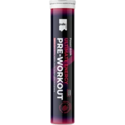 Puls Nutrition Pre-Workout Poretabletti Vadelma 20 tabl.