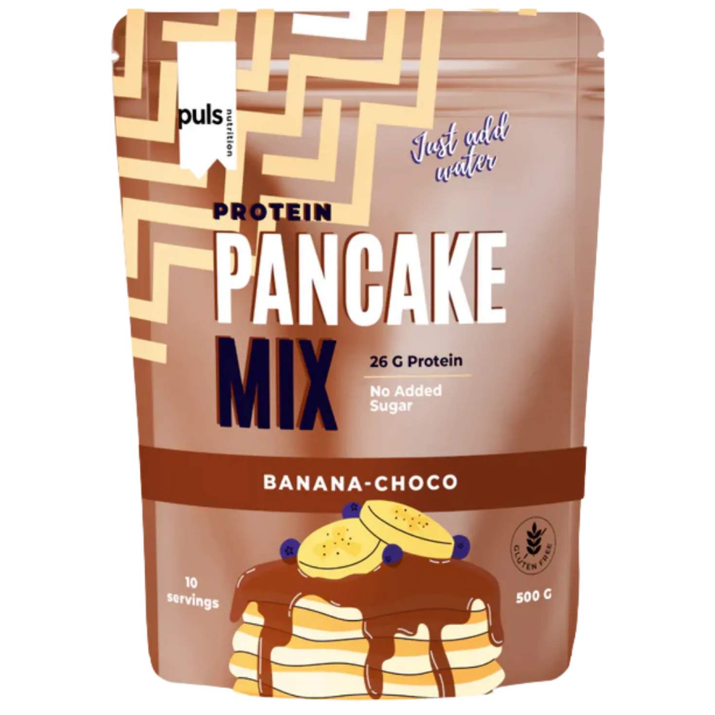 Puls Nutrition Protein Pancake Mix - Pannukakkuseos Banaani & Suklaa 500 g