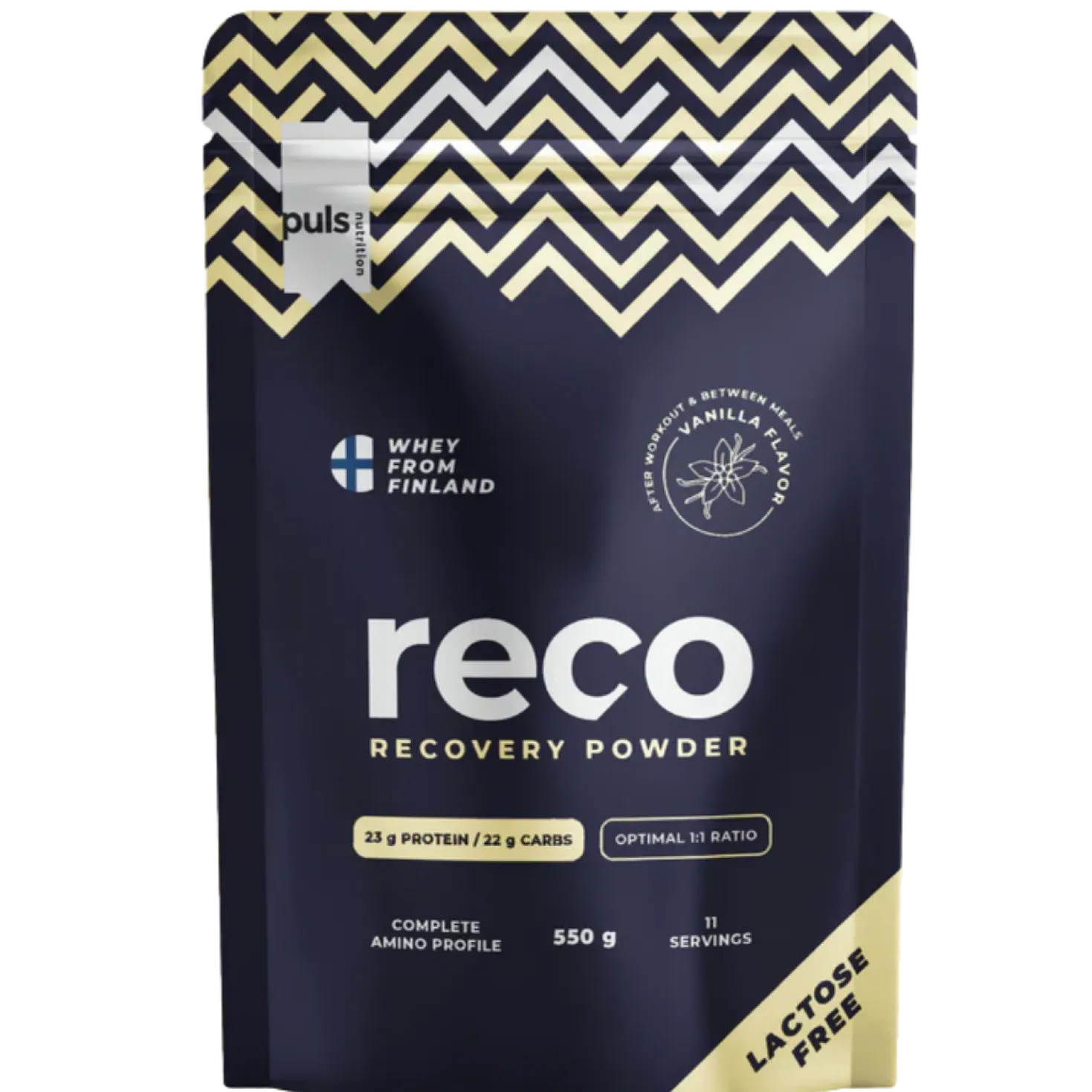 Puls Nutrition Reco Recovery Powder Vanilja 550 g