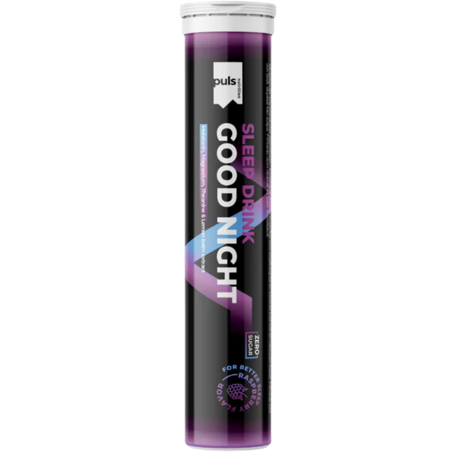 Puls Nutrition Sleep Drink Good Night - 20 Poretablettia Vadelma