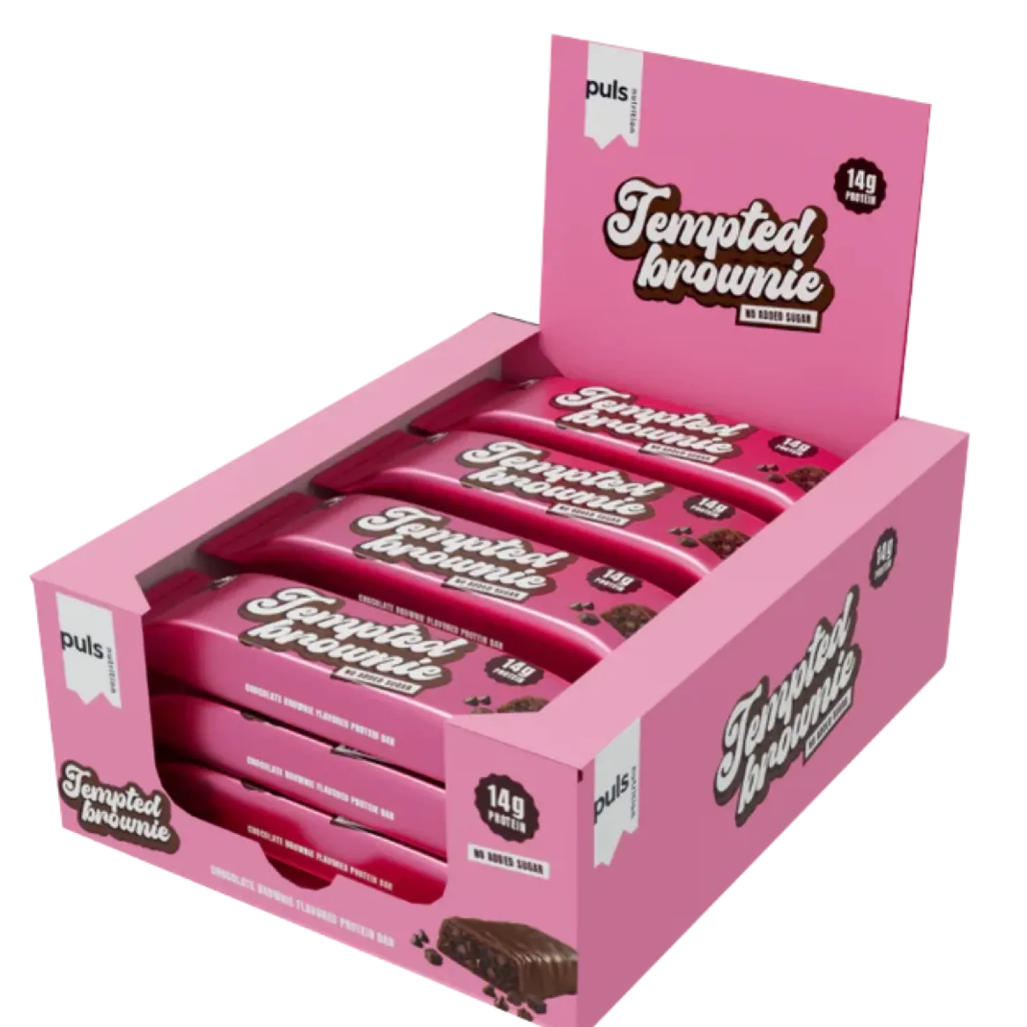 Puls Nutrition Tempted Brownie - Proteiinipatukka 12 x 45 g TUKKUPAKKAUS